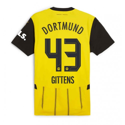 Borussia Dortmund Jamie Bynoe-Gittens #43 Domaci Dres 2024-25 Kratak Rukav